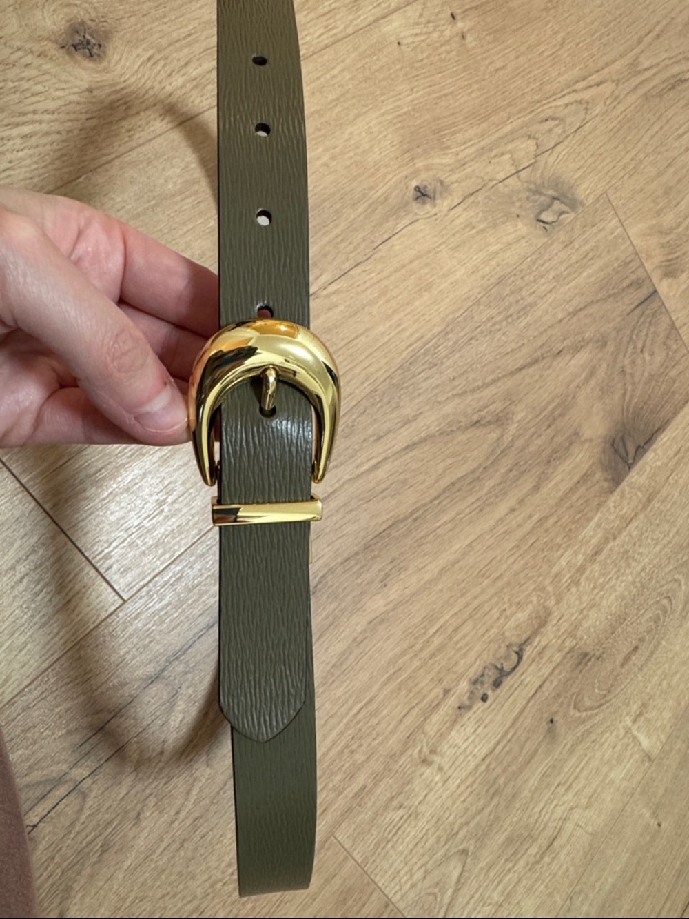 Lauren Ralph Lauren belt with gold buckle